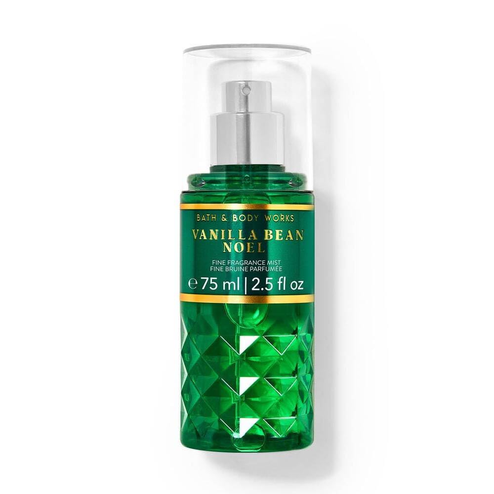 Bath and Body Works Vanilla Bean Noel travel-size fragrance mist for on-the-go holiday fragrance