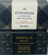Bath & Body Works Vanilla Noir cleansing bar, showcasing a rich lather and vanilla aroma.