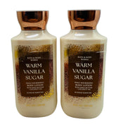 Bath & Body Works Warm Vanilla Sugar lotion bottle front view for daily hydration.