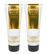 Bath & Body Works Whiskey Reserve cream bottle with 8 oz, long-lasting hydration.