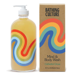 Bathing Culture Cathedral Grove bottle for natural cleanse and eco friendly hydration