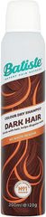 Batiste Dry Shampoo Dark & Deep Brown spray nozzle applying to hair roots
