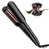 BAUTIA double-barrel curling iron wand for quick, versatile waves on short hair.