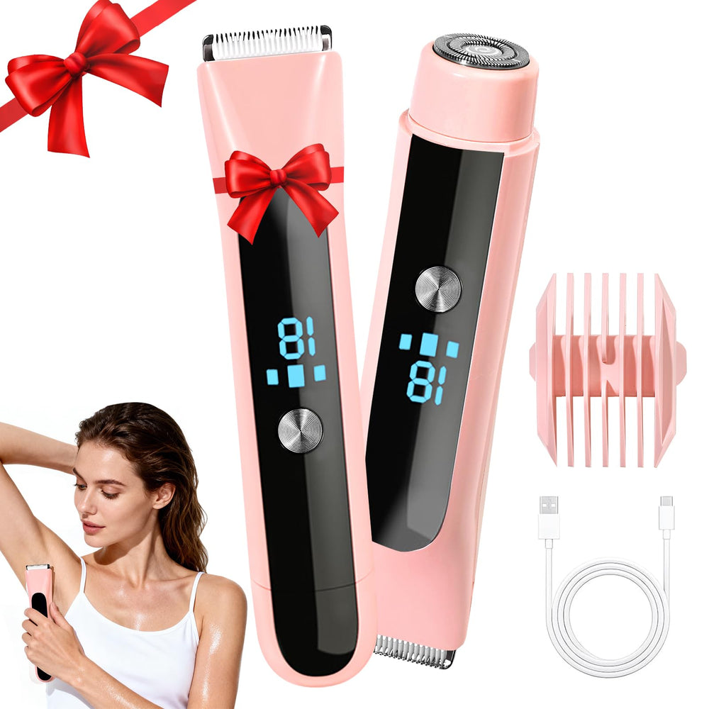 Bayfree bikini-trimmer dual-head for painless precision on sensitive areas