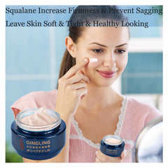 Baysea squalane hydration visual emphasizes balanced moisture and skin elasticity.
