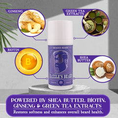 Bazzle's Beard Mask shea and jojoba hydration for soft hair