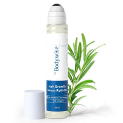 Be Bodywise rosemary roll-on bottle for portable scalp care and convenience