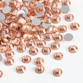 BEADSLAND champagne flatback rhinestones for sparkling craft projects