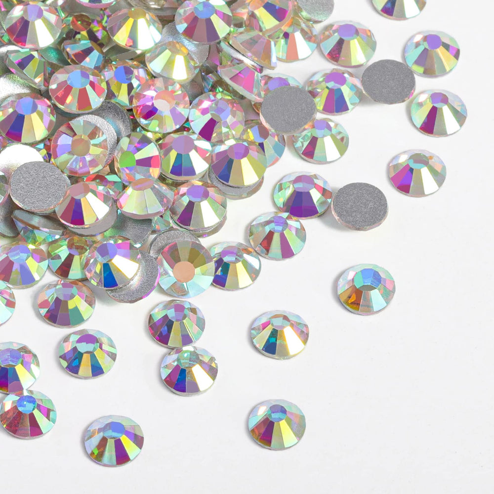 Beadsland Crystal AB rhinestones SS20 4.6–4.8mm for nails and crafts