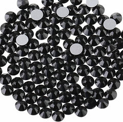 Beadsland SS20 black rhinestones with precise cut for glossy finish on fabrics.