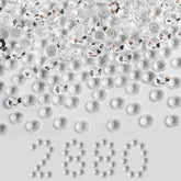 Beadsland flatback rhinestones bulk crystal sparkle for nails and crafts
