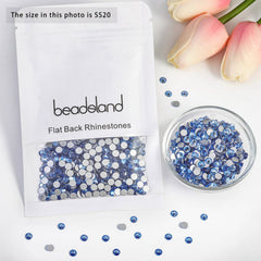 Beadsland flat-back rhinestones applied to fabric and accessories for decoration