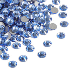 Beadsland light blue flatback rhinestones for nail art and fabric embellishment