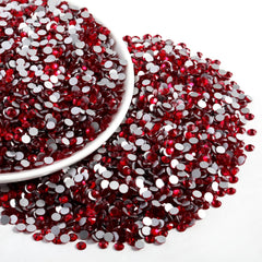 BEADSLAND red flatback rhinestones ideal for nail art and face art accents