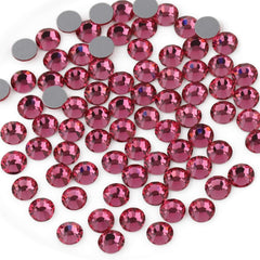BEADSLAND rose rhinestones flatback gems ideal for crafts and clothing embellishment.