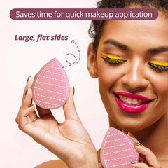 BEAKEY pink sponge ideal for dry use with minimal product absorption