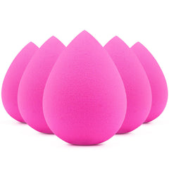 BEAKEY sponges pack in rose pink for smooth foundation blending