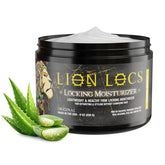 Beard Gains Lion Locs bottle pour shows residue-free application for neat retwists.