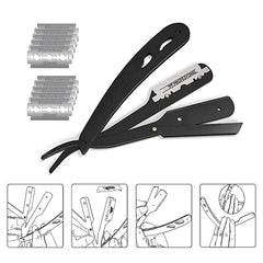 Beard Shaper Kit template guide demonstrates cheek and neckline lines