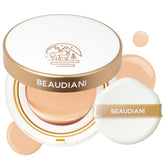 Beaudiani Mesh Glow Cushion bottle with dewy finish for radiant skin.