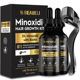 Beaueli minoxidil 5% bottle pour shows quick-drying, simple daily use