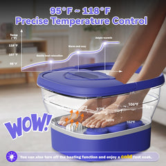 BEAUMOI foot spa remote control enables convenient operation from a distance.