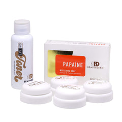 Beautederm Set Travel Pack box with compact skincare essentials for on the go routines.