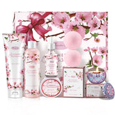 Beautifier Life shower gel bottle in a luxe spa gift set for daily cleansing.