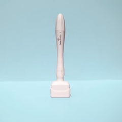 Beautimate Derma Stamp for beard areas to improve product uptake during grooming.