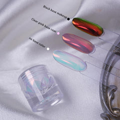 BEAUTNICE Mirror-effect powder creates high-gloss chrome on UV gel and acrylic nails