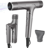 BEAUTURAL hair dryer foldable design for easy packing and on-the-go styling.
