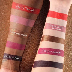 Beauty Bakerie Lip Whip matte finish closeup demonstrates smooth, even application