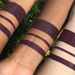 Beauty Bakerie Lip Whip She's Just Jelly matte finish on lips for a chic look.