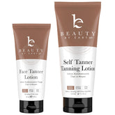 Beauty by Earth face self tanner bottle 3oz for an even, natural glow.