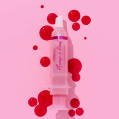 Beauty Creations Plump & Pout gloss being applied for hydrating shine