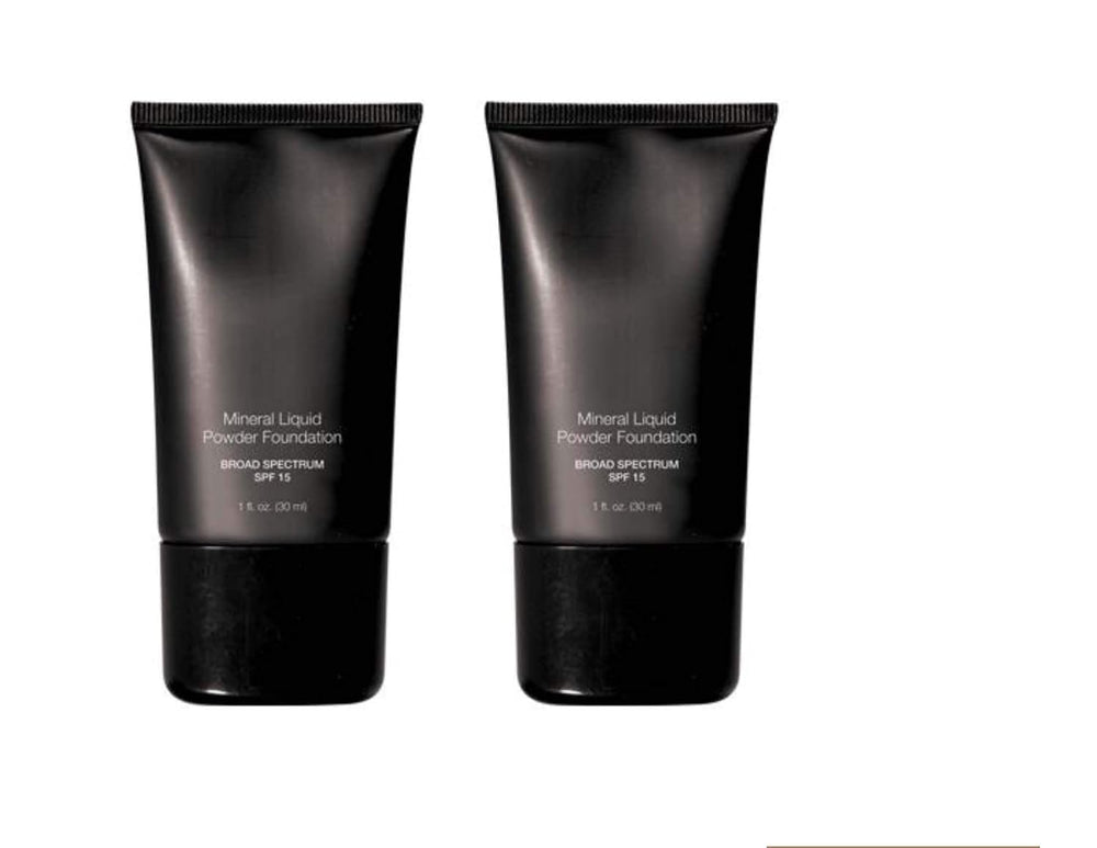 Beauty Deals Mineral Liquid Foundation Porcelain bottle with SPF 15 for sensitive skin