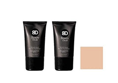 Beauty Deals Mineral Foundation swatch showing silky soft powder finish on skin