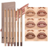 Beauty Glazed nude-brown lip liner set packaging highlights premium branding for shopping.