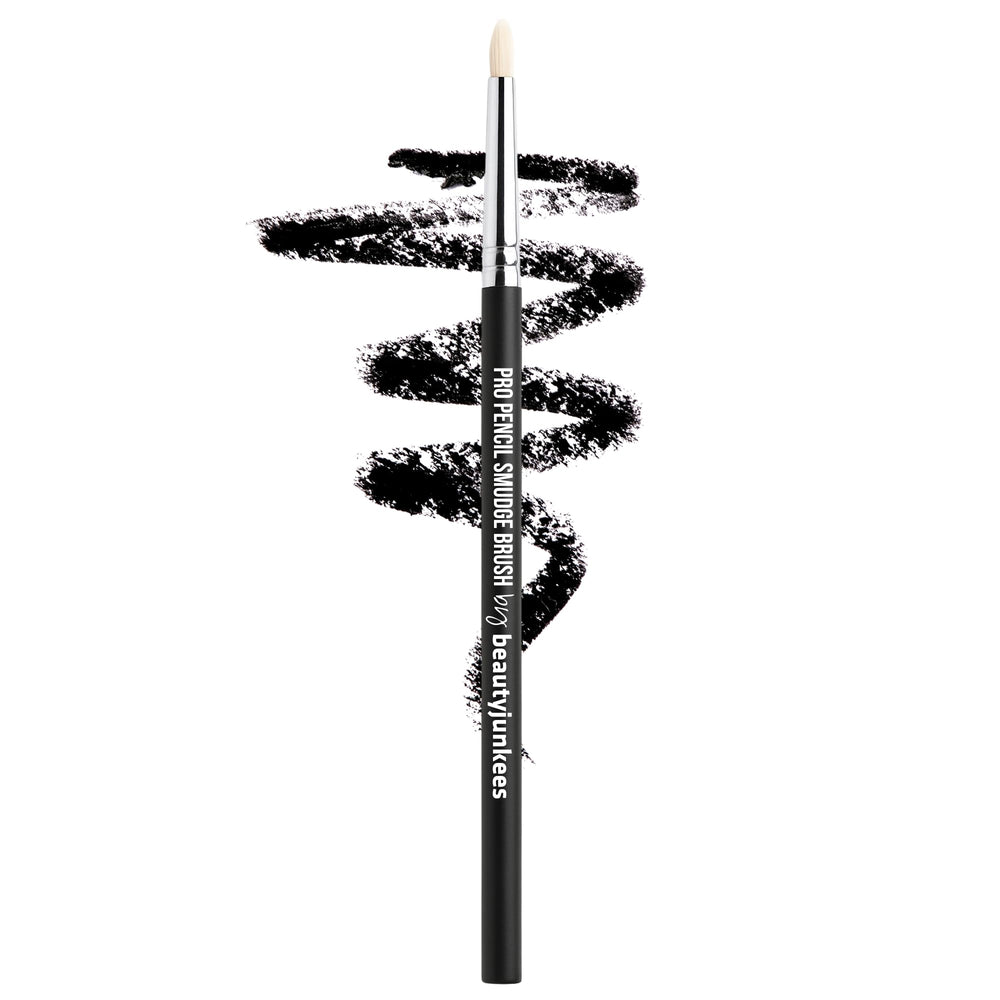 Beauty Junkees Pencil Brush with precision tip for inner corner and lash-line work.