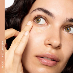 Sunflower and castor oil components hydrate the under-eye region