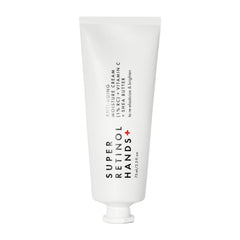 Beauty Pie Super Retinol Hand Cream bottle close-up showing deep hydration for dry hands