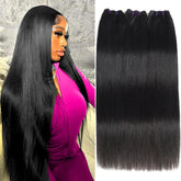 Beauty Queen Brazilian straight bundles 20inch showing natural texture for seamless blend