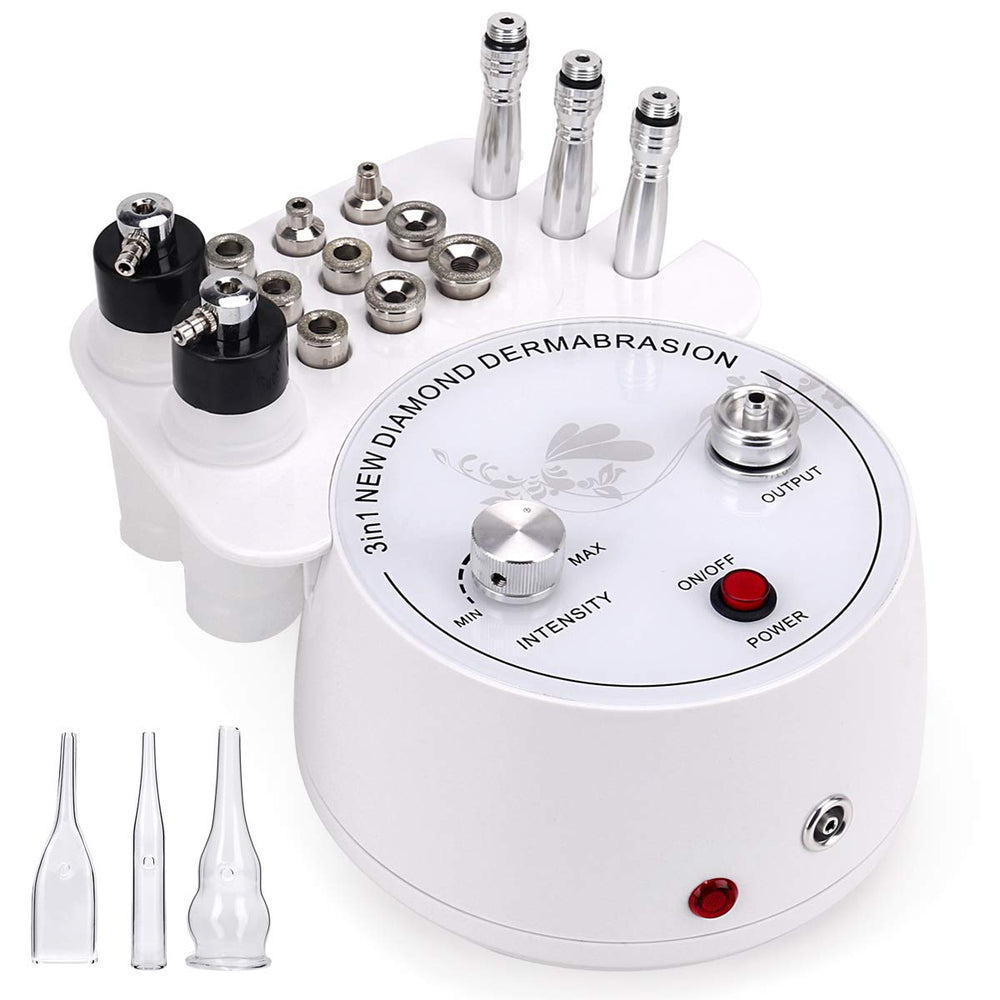 Beauty Star 3-in-1 Microdermabrasion machine front view for home use and versatility