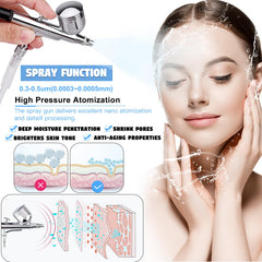 Close-up of Beauty Star machine showing diamond tips for exfoliation