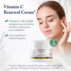 Close-up of Beauty Without Cruelty Vitamin C Renewal Cream texture for rich hydration