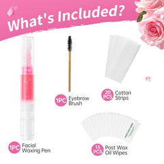 Beauty7 precision wax pen tip control for accurate hair removal.