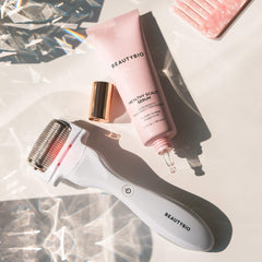 BeautyBio scalp care scene showing a routine that refreshes the scalp.