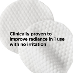 BeautyBio Swipe and Glow pads in use, showing even application for refined texture.