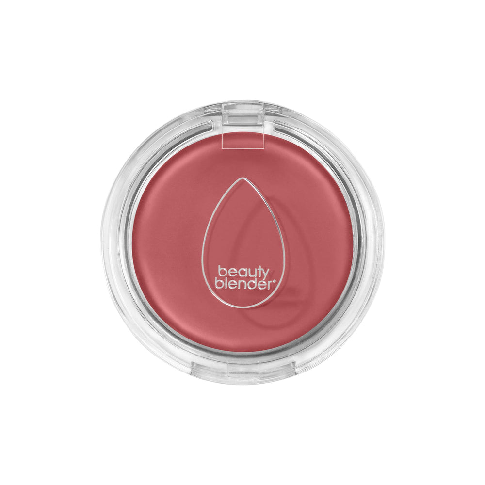 Beautyblender Bounce Liquid Whip Blush close-up showing the compact packaging and product hints of hydration.