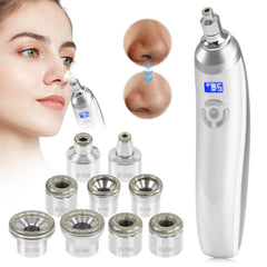 Beautycity upgraded diamond micro-dermabrasion device with LCD display for precise suction control.